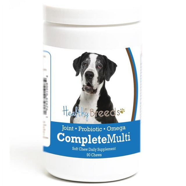Healthy Breeds 192959010084 Great Dane All in One Multivitamin Soft Chew - 90 Count