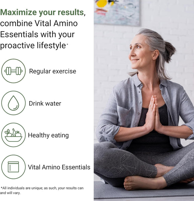 ACTIVATEDYOU Vital Amino Essentials, Complete Essential Amino Acids + Elderberry + Vitamin D3 Support Supplement, Citrus Guava Flavor, 30 Servings