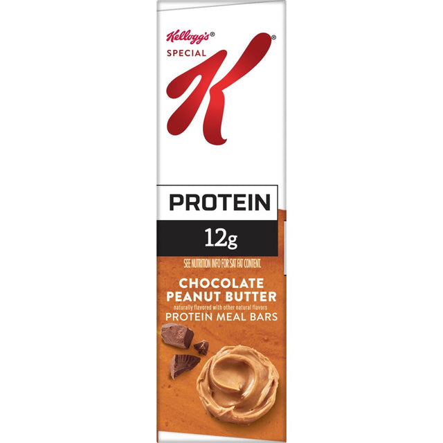 Kellogg'S Special K Chocolate Peanut Butter Chewy Protein Meal Bars, Ready-To-Eat, 19 Oz, 12 Count