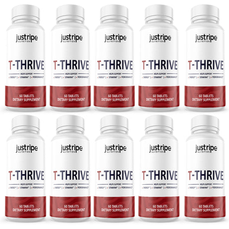 10 Pack T-Thrive Mens Health Supplement - 60 Capsules