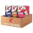 Kellogg'S Special K Protein Meal Bars, Meal Replacement, Bulk Protein Snacks, Variety Pack (3 Boxes, 18 Bars)