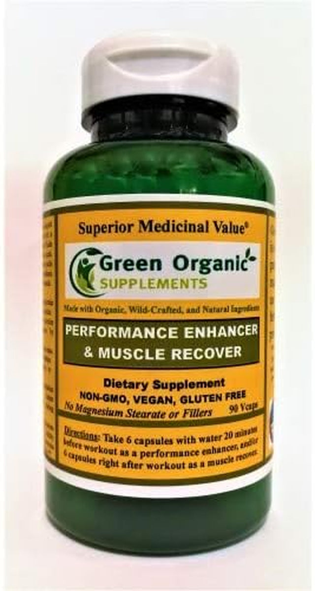 Green Organic Supplements' Muscle Recover & Performance Enhancer