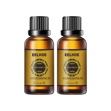 GA Slimming Ginger Oil, Detoxifying Ginger Oil, Abdominal Slimming Stomach Massage Oil, Anti-Adipose Tissue Massage Oil, Healthys Ginger Massage Oil 10Ml