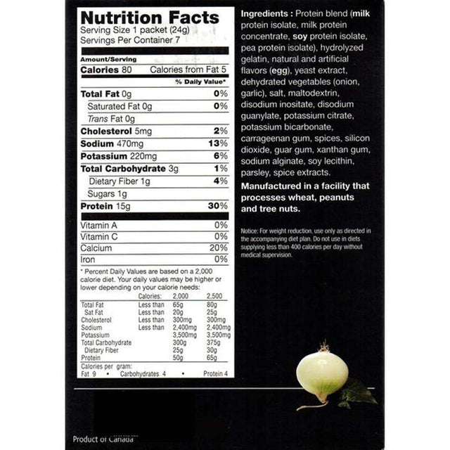 Protiwise - High Protein Diet Soup | Cream of Chicken | Low Calorie, Low Fat, Low Sugar (7/Box)