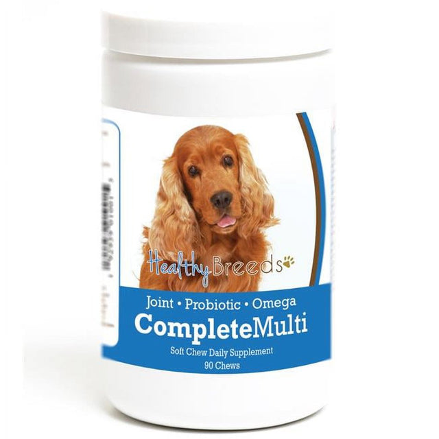 Healthy Breeds 192959010015 Cocker Spaniel All in One Multivitamin Soft Chew - 90 Count