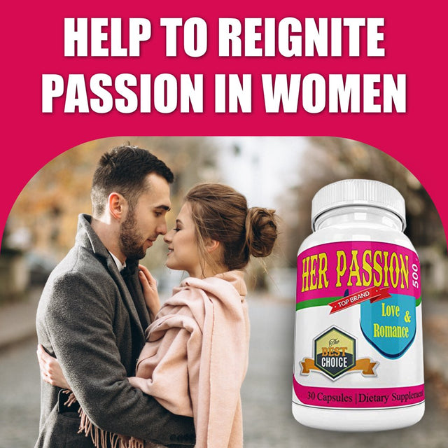 Her Passion Female Supplement Energy Booster Pills for Women 60 Capsules