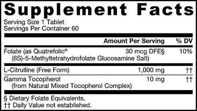 Jarrow Formulas L-Citrulline, Supports Liver Health, 60 Tabs