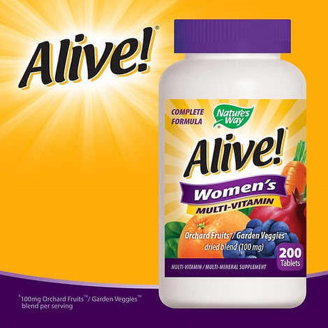 Alive! Women'S Multi-Vitamin, 200 Tablets