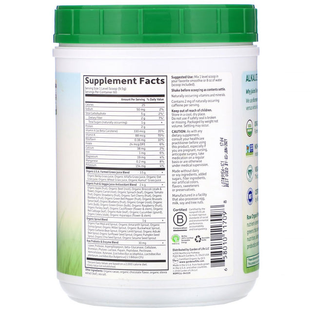 Garden of Life Garden of Life Raw Organic Perfect Food Green Superfood, 23.8 Oz