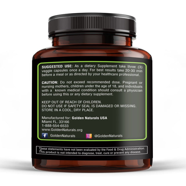 Golden Naturals Cholesterol Formula, for a Healthy Heart, 60 Ct