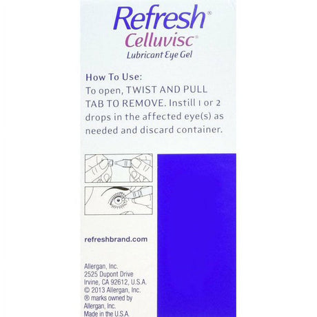 Allergan Refreshâ® 30-Count Celluvisc Eye Drops