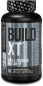 Jacked Factory Build-Xt Daily Muscle Builder & Performance Enhancer - Muscle Building Supplement for Muscular Strength & Growth | Trademarked Ingredients Peak02, Elevatp, & Astragin - 60 Veggie Pills