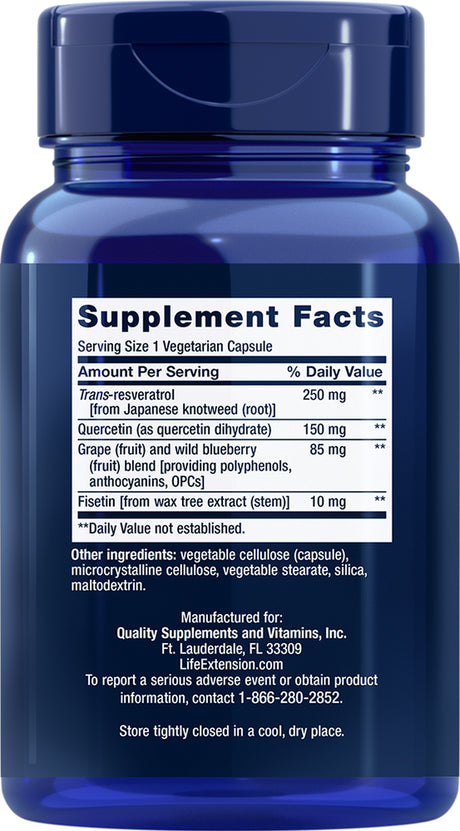 Life Extension Optimized Resveratrol, 90 Vegetarian Capsules