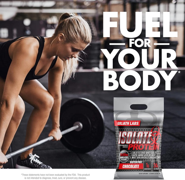 Goliath Labs Whey Protein Isolate [10 Lbs/Strawberry] –Pure Protein Powder, 100% Cold Filtered, 24,000Mg Amino Acids/Serving, Protein Mix for Muscle Strength (Packaging May Vary) – Diet & Nutrition