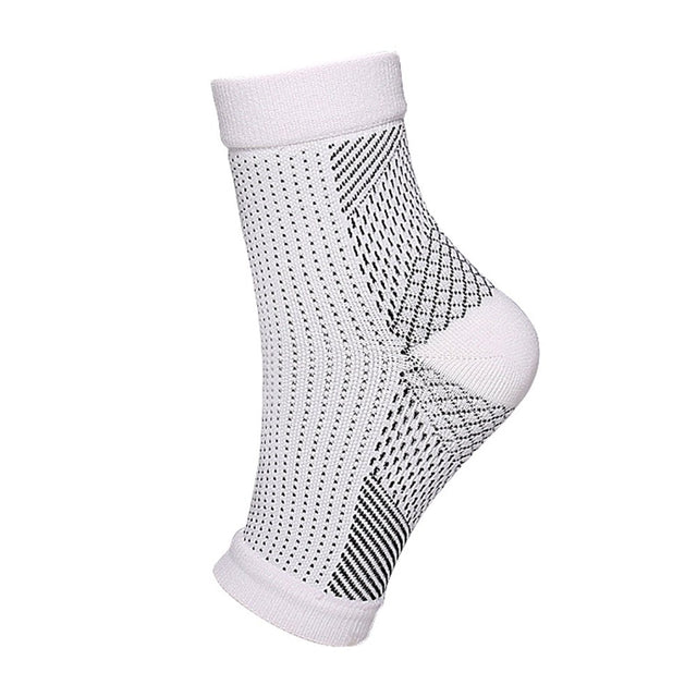 Joefnel Ankle Compression Sleeve for Women & Men, Ankle Brace Support, Neuropathy Sockswhitel/Xl
