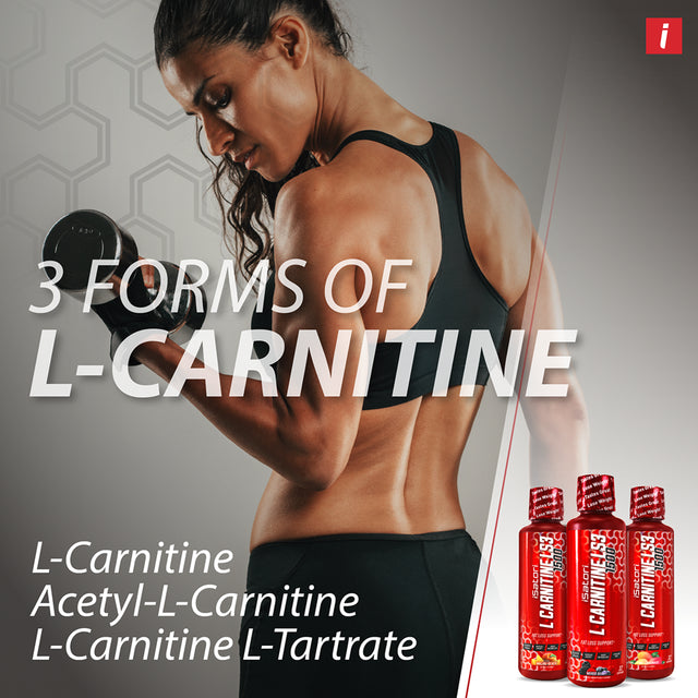 Isatori L-Carnitine LS3 Concentrated Liquid Metabolic Enhancer and Energy Booster - Health and Fitness - Keto Friendly - Stimulant Free - Pink Lemonade 1500Mg (32 Servings)