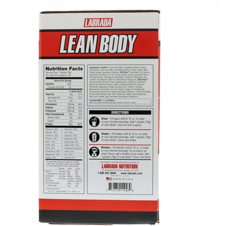 Lean Body Strawberry, 20Ct