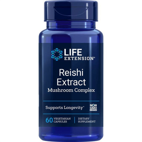 Life Extension Reishi Extract Mushroom Complex 60 Veg Caps