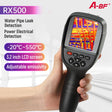 A-BF RX-500 & Hti Ht-H18+Infrared Thermal Imager Handheld Thermometer USB Thermal Imaging Camera Floor Pipe IR Tester