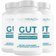 Gut Antioxidant Formula Gut Health Supplements - Antioxidant Supplements for Gut Health and Energy - anti Inflammatory Supplement by Purehealth Research, 3 Bottles