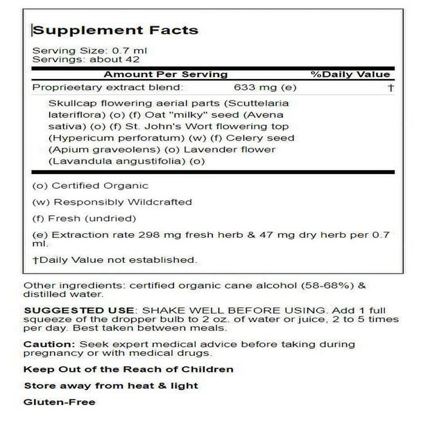 Herb Pharm Nervous System Tonic 1 Fl Oz Liq