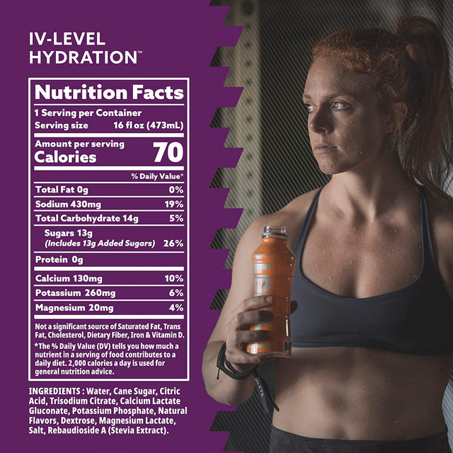 HOIST Premium Military Hydration Electrolyte Drink, Powerful Iv-Level Hydration, Clinically Proven Performance Drink, Dragon Fruit, 16 Fl Oz (Pack of 12)