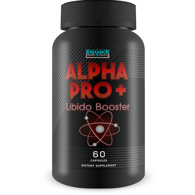 Alpha Pro+ Libido Booster & Energy Support - Libido Booster for Men - Alpha Pro Pills Are Specially Formulated to Support Male Energy and Support Increased Libido Max Results