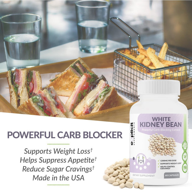 Keto Ultra Weight Loss Supplement and 100% Pure White Kidney Bean Extract – Natural Carb Blocker 1200Mg Optimized Weight Loss Stack for Women & Men Made in USA – 1 Month