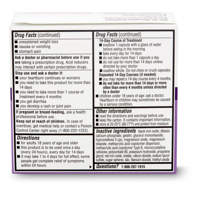 Equate Omeprazole Delayed-Release Capsules, 20 Mg, 28 Count