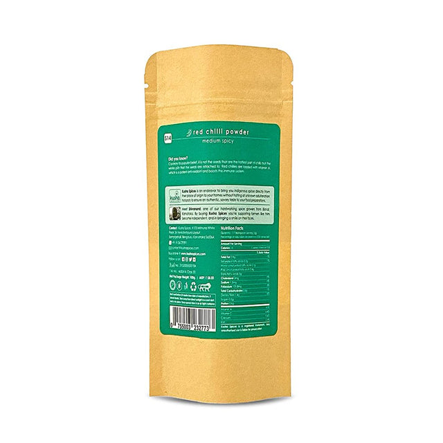 Kusha Spices & Blends Red Chilli Powder Medium Spicy 100% Natural Finely Ground