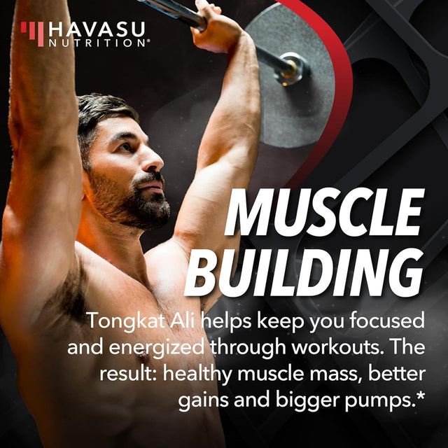 Havasu Nutrition Tongkat Ali for Men | Tongkat Ali Supplement Pills, 60Ct