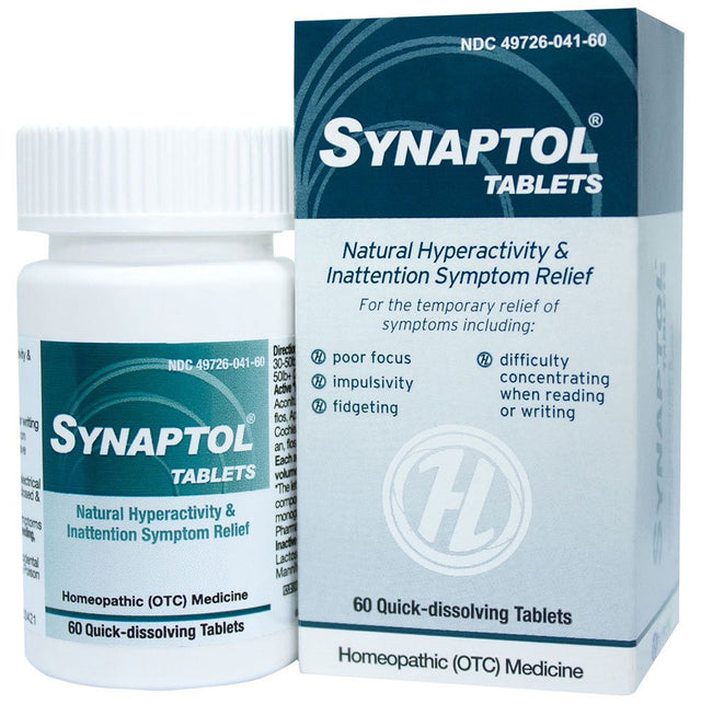 Hellolife Synaptol Tablets - Natural Hyperactivity & Inattention Symptom Relief