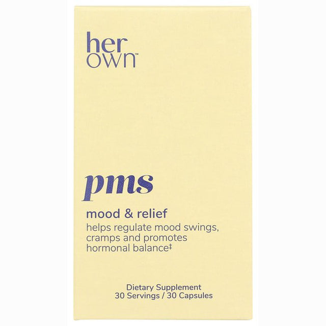 Her Own PMS Mood & Relief Supplement Capsules, 30 Ct