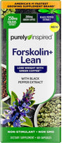 Forskolin for Weight Loss Purely Inspired Forskolin + Lean Lose Weight with Green Coffee Bean Extract Weight Loss Pills for Women & Men Weightloss Essentials Non-Stimulant, 60 Count