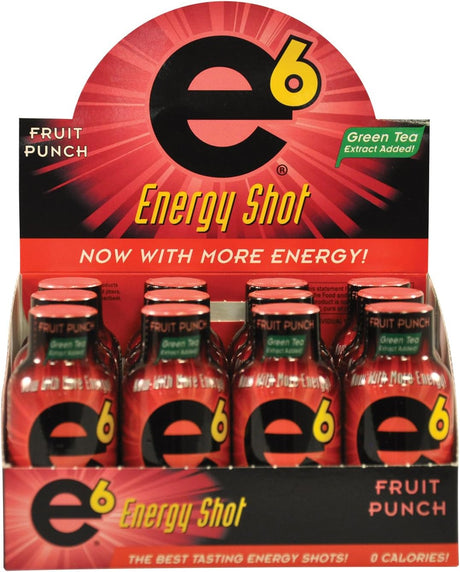 Fruit Punch Energy Shot 12 Pack Best Tasting!