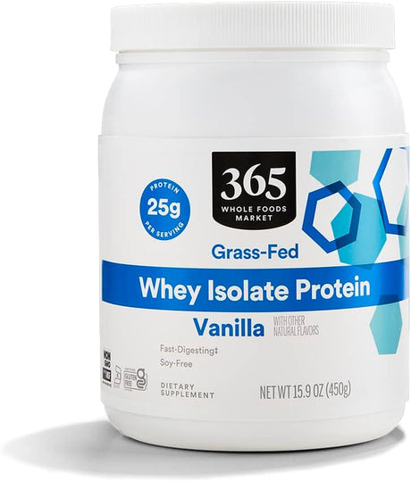 365 by Whole Foods Market, Vanilla Whey Protein Isolate, 15.9 Ounce