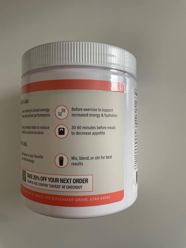 Ketond Exogenous Ketones Advanced Blend Drink Ketones for Rapid Weight Loss - Best Fuel for Energy, Mental Performance and Weight Loss - Summer Peach (15 Servings)