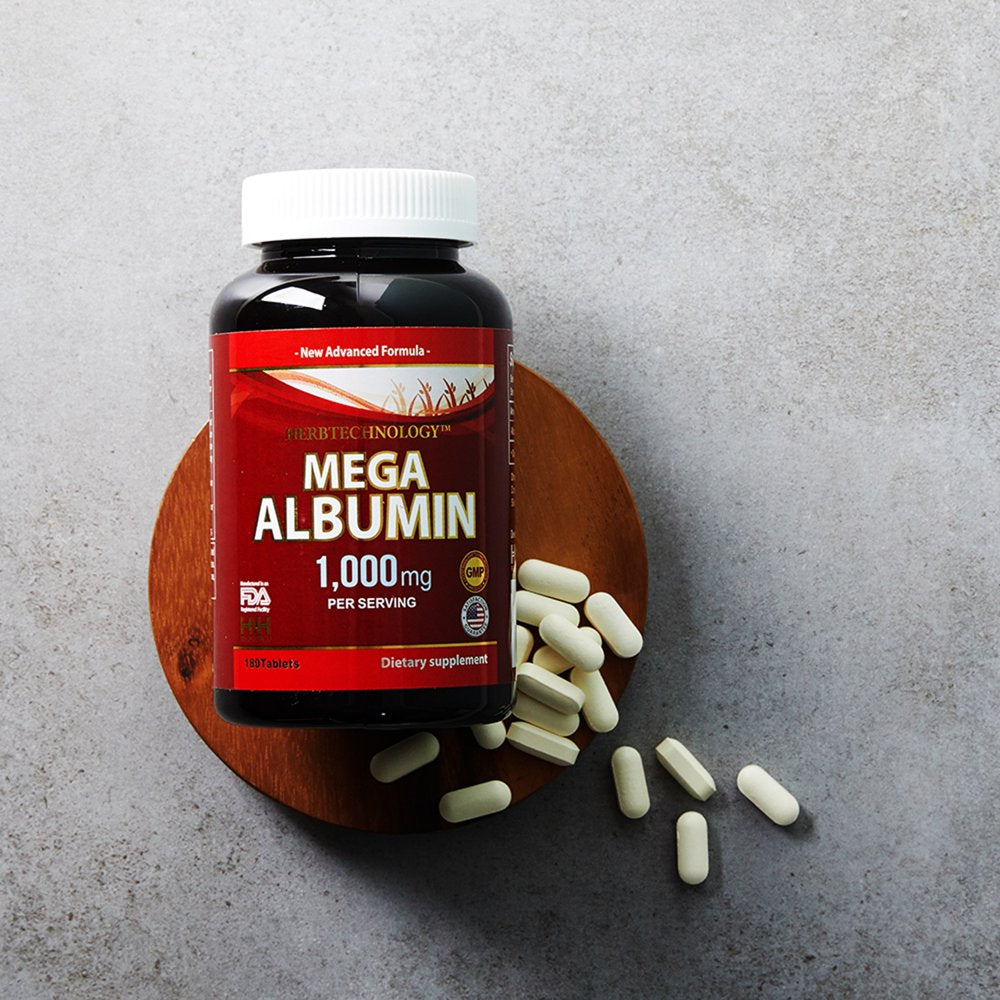 Hnhusa Mega Albumin Protein 1000Mg 180 Tablets Healthy Kidney Liver ...