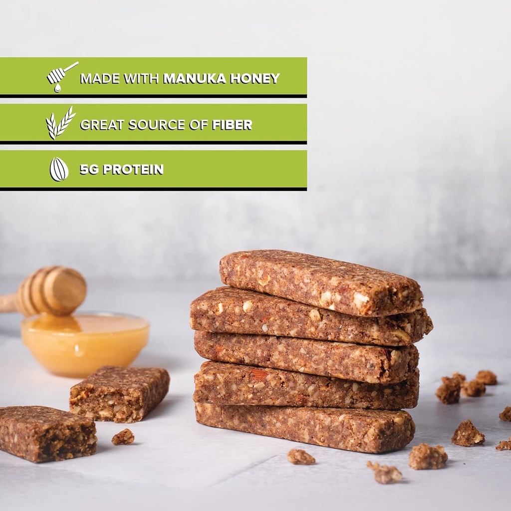 Poly Snacks Gundry MD Polyphenol Snack Bars - Honey Nut (12 Pack)