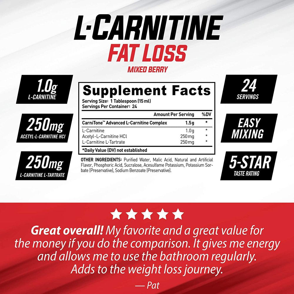 LS3 L-Carnitine - Fat Burner & Metabolism Booster