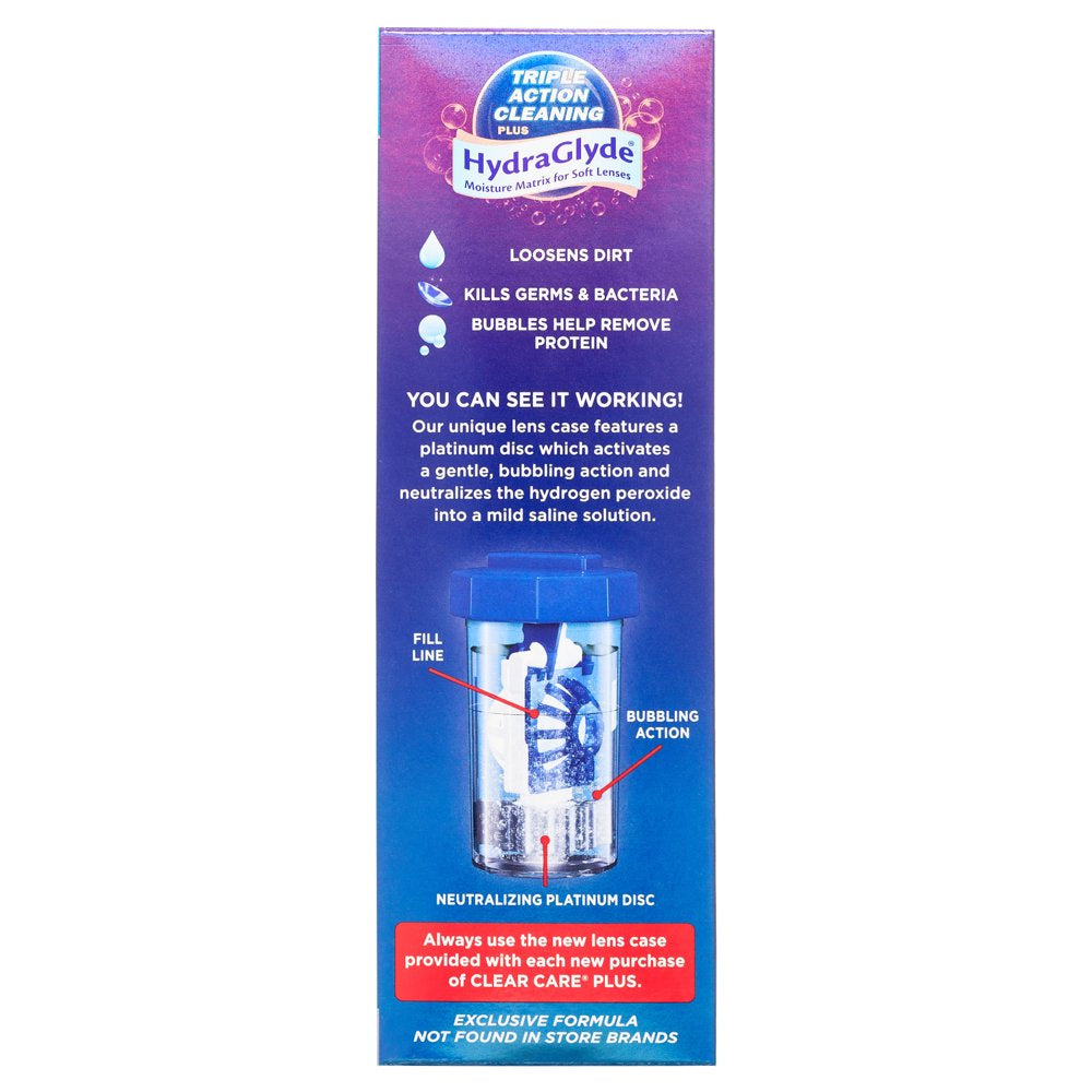 Clear Care Plus Contact Lens Solution - Twin Pack