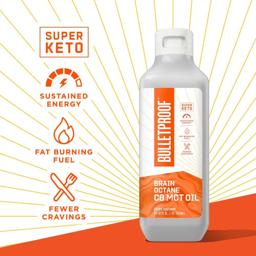 Brain Octane C8 MCT Oil - Keto & Vegan Energy