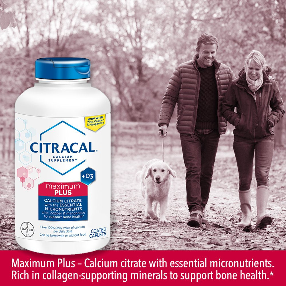 Citracal Maximum Plus - Calcium & Vitamin D3 - 120 Caplets