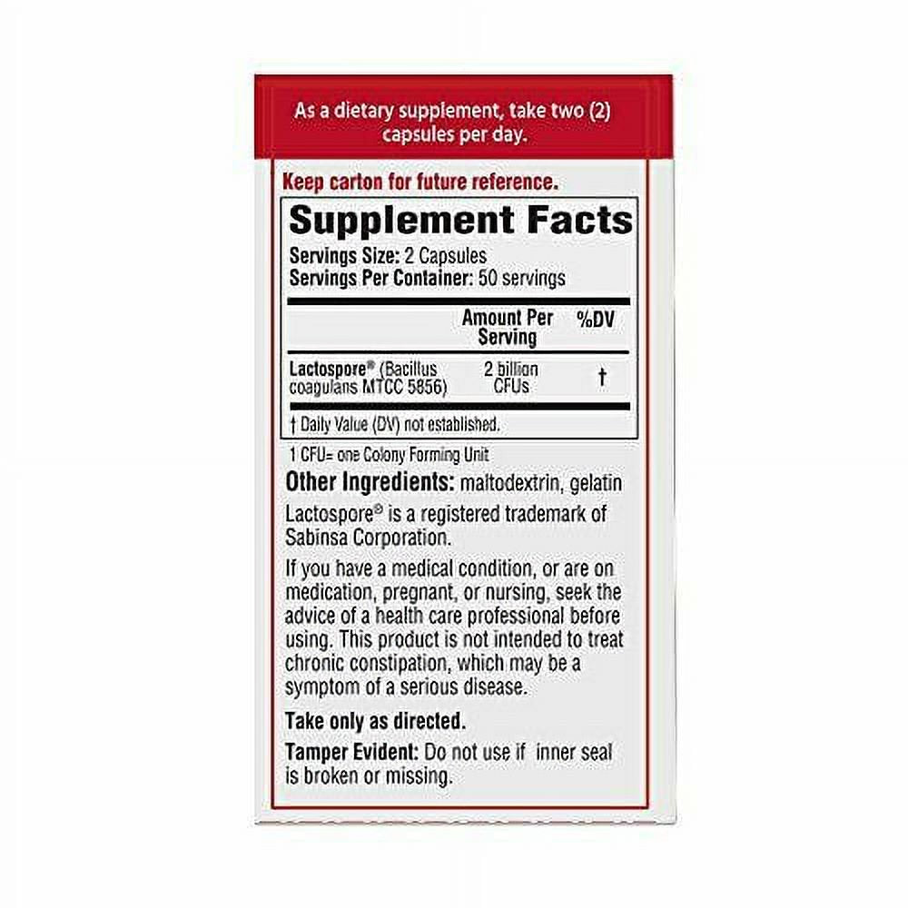 Bacid Probiotic Capsules - Digestive Health Support