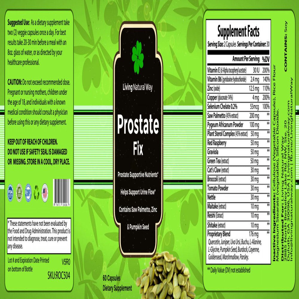 Prostate Fix - Natural Prostate Health Support