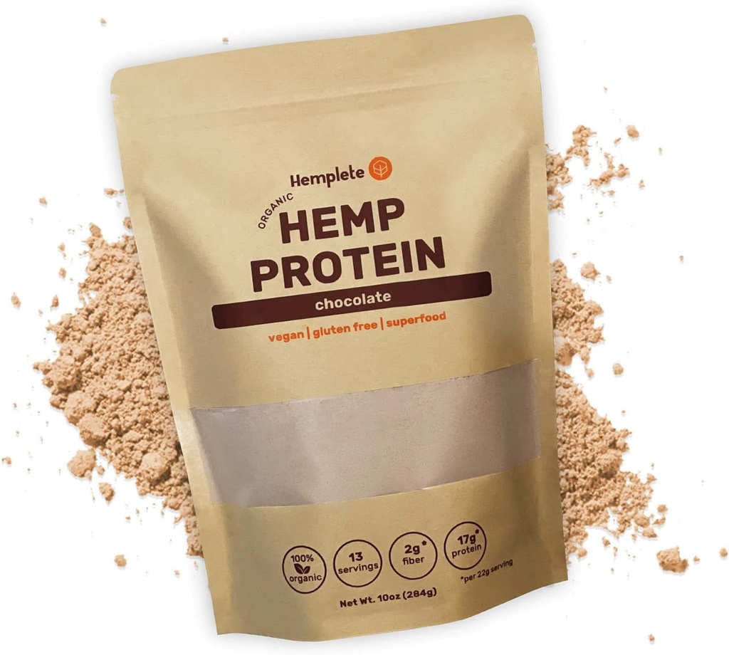 Vegan Hemp Protein Powder - Chocolate Flavor