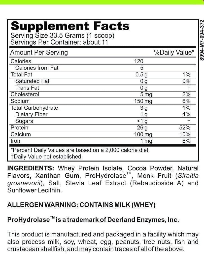 Low FODMAP Protein Powder | Chocolate | IBS & SIBO