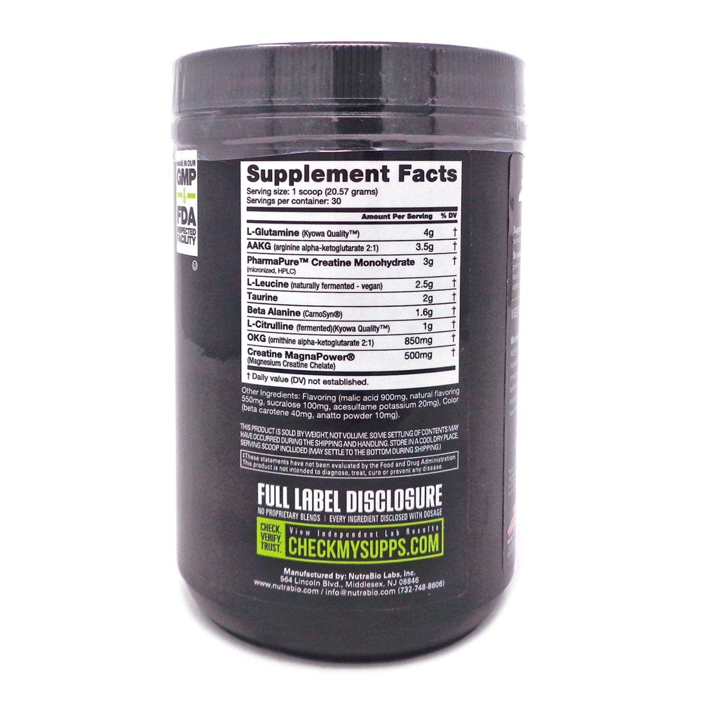 Nutrabio Extreme Nitric Stack - Blood Orange - 30 Servings