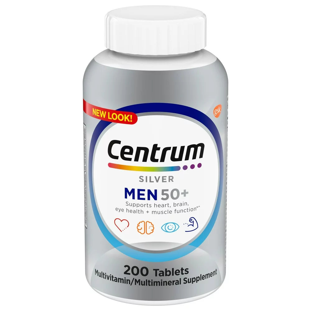 Centrum Silver Men 50+ Multivitamin - 200 Count