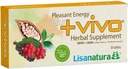 '+VIVO Energy Booster Natural Cacao & Caffeine Vitality Natural Tablets Sugar Free Gluten Free Lactose Free (30 Count)…